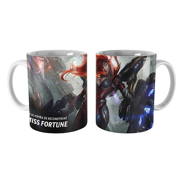 Caneca Miss Fortune Vingadora Exocósmica League of Legends