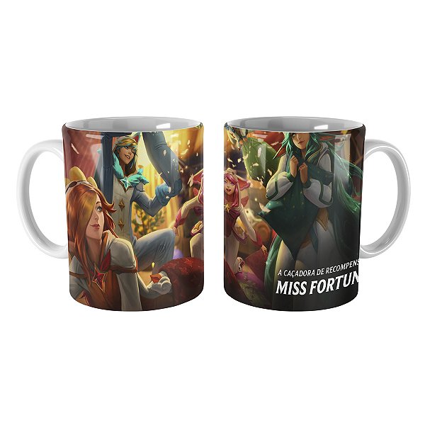 Caneca Miss Fortune Pijaminha Estelar League of Legends Lol