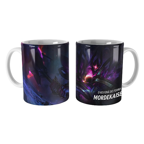 Caneca Mordekaiser Estrela Negra League of Legends Lol