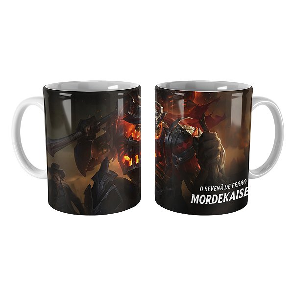 Caneca Mordekaiser Velho Oeste League of Legends Lol
