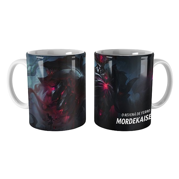 Caneca Mordekaiser Deus Antigo League of Legends Lol