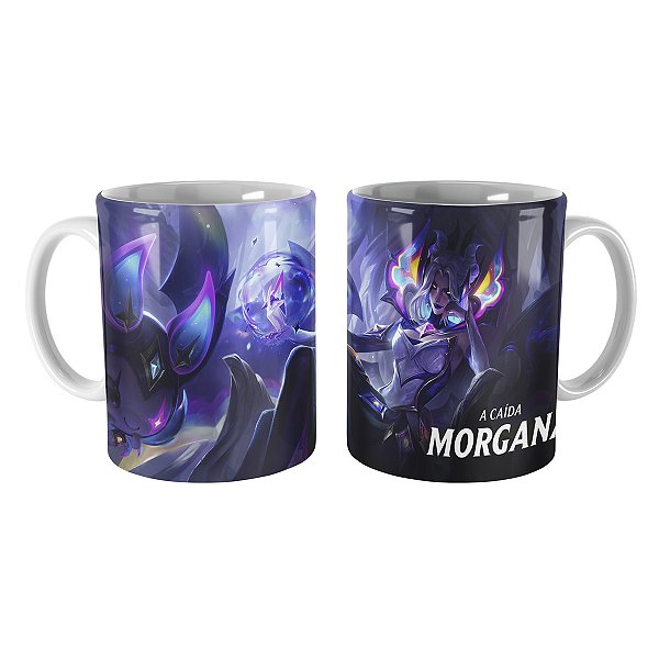 Caneca Morgana Nêmesis Estelar League of Legends Lol