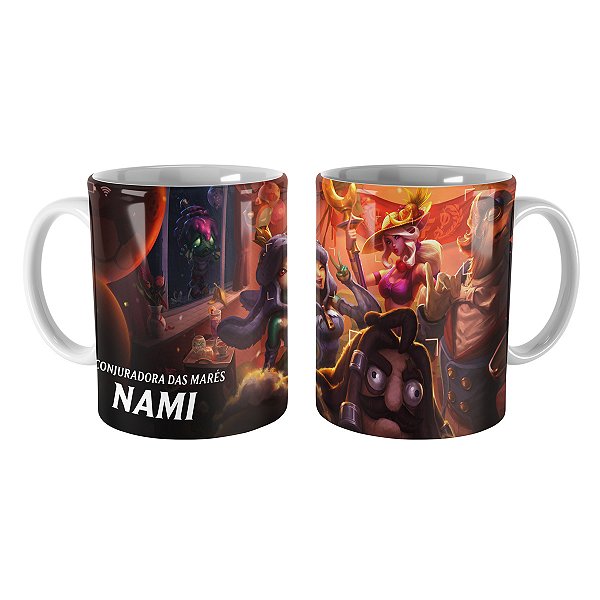 Caneca Nami, a Sereia-Boi League of Legends Lol