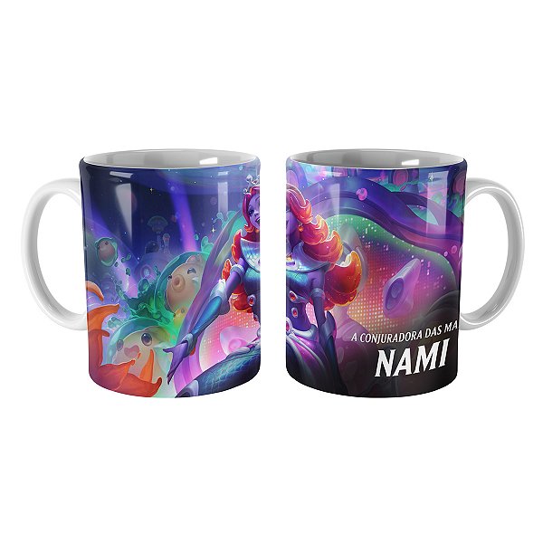 Caneca Nami Embalos no Espaço League of Legends Lol