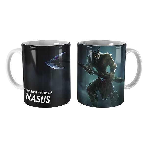 Caneca Nasus Cavaleiro do Terror League of Legends Lol