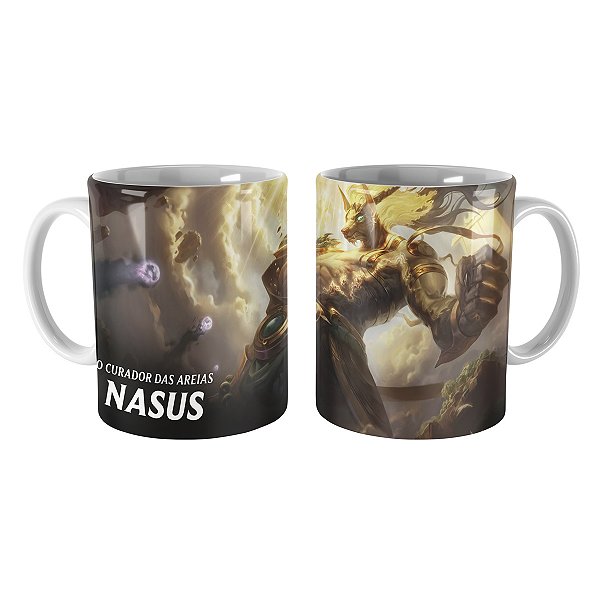 Caneca Nasus Quebra-mundos League of Legends Lol