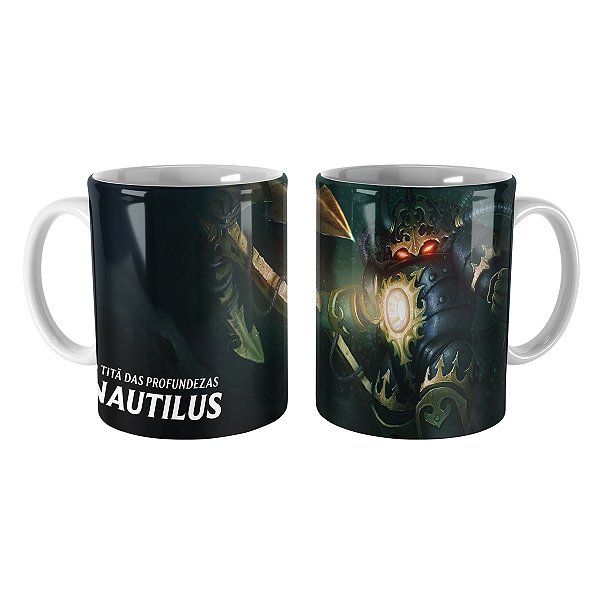Caneca Nautilus Abissal League of Legends Lol