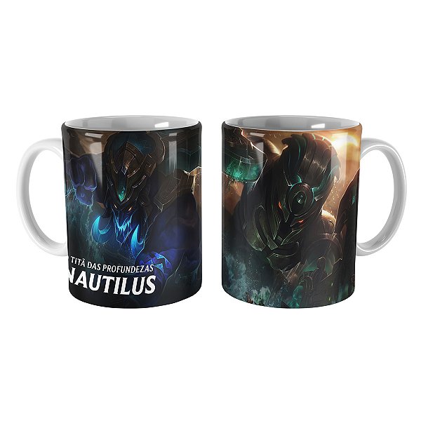 Caneca Nautilus Quebra-mundos League of Legends Lol