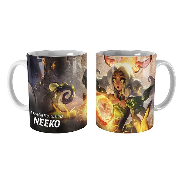 Caneca Neeko Pergaminhos Shan Hai League of Legends Lol
