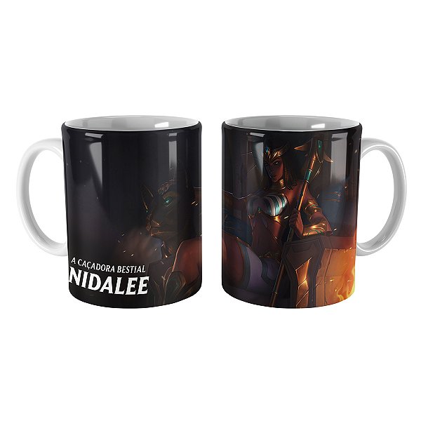 Caneca Nidalee Faraônica League of Legends Lol