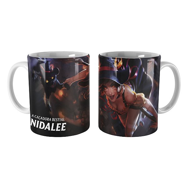 Caneca Nidalee Feiticeira League of Legends Lol