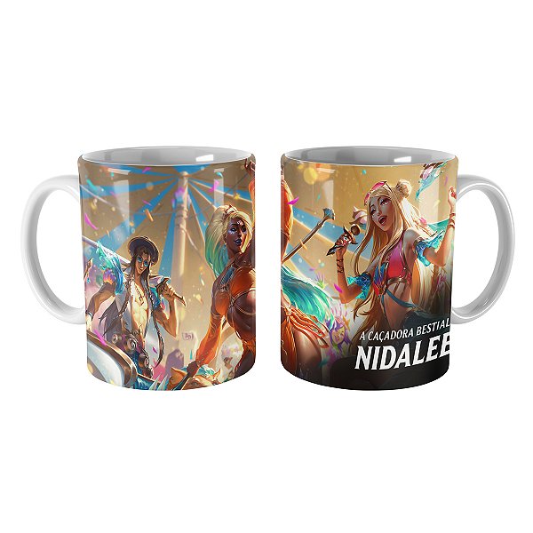 Caneca Nidalee Canção do Oceano League of Legends Lol
