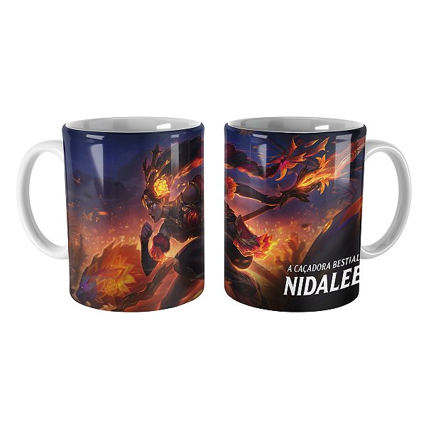 Caneca Nidalee La Ilusión League of Legends Lol