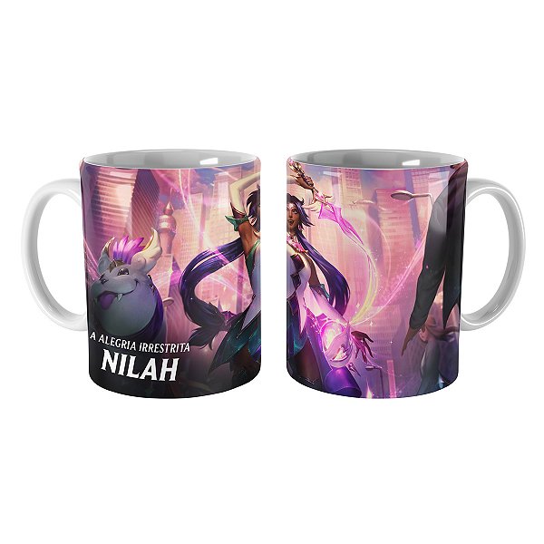 Caneca Nilah Guardiã Estelar League of Legends Lol