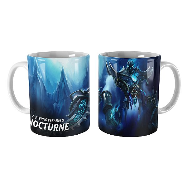 Caneca Nocturne Terror Congelante League of Legends Lol