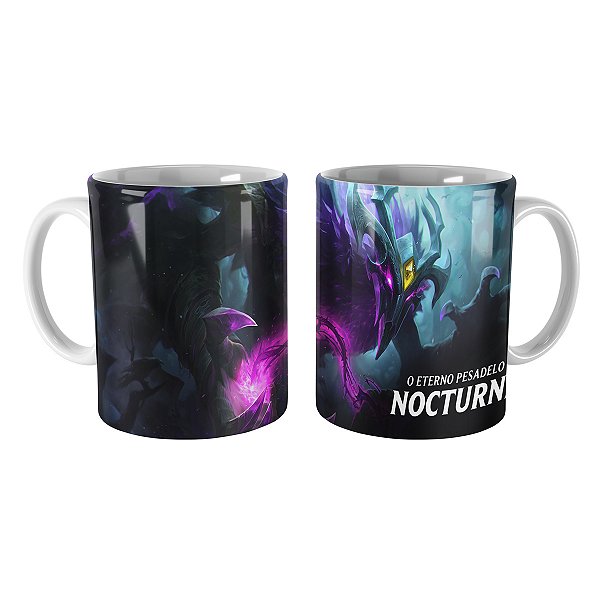 Caneca Nocturne Deus Antigo League of Legends Lol