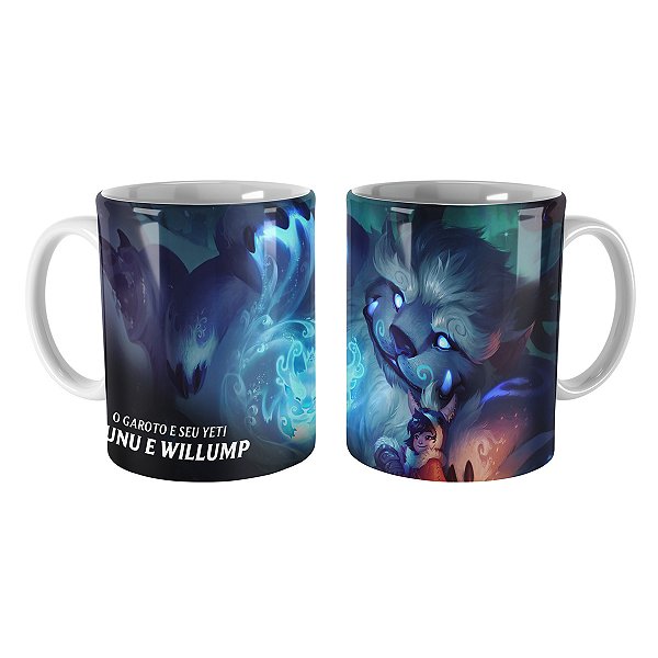 Caneca Nunu e Willump League of Legends Lol