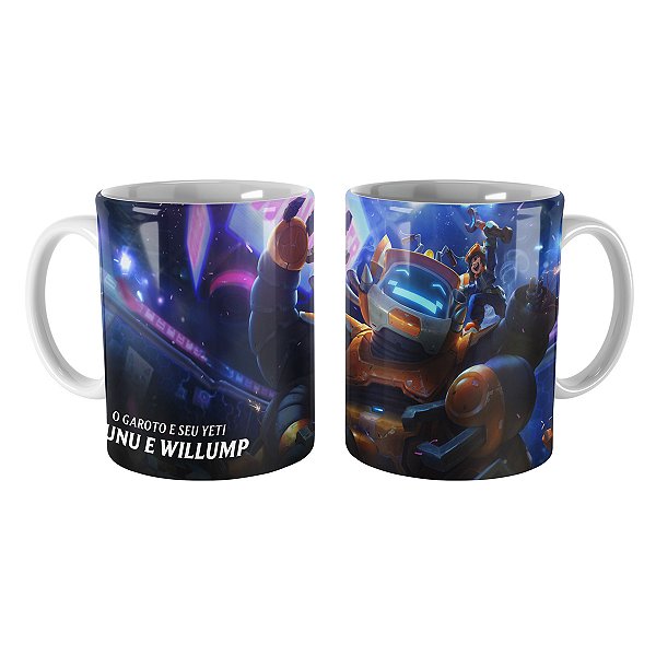 Caneca Nunu e Willump Robótico League of Legends Lol