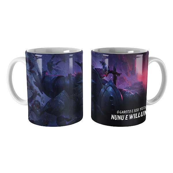 Caneca Nunu e Willump Demolidor League of Legends Lol