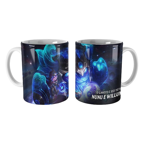 Caneca Nunu e Willump Paladinos Cósmicos League of Legends