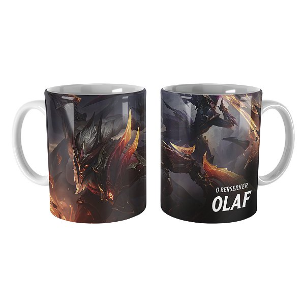 Caneca Olaf Caçador de Dragões League of Legends Lol