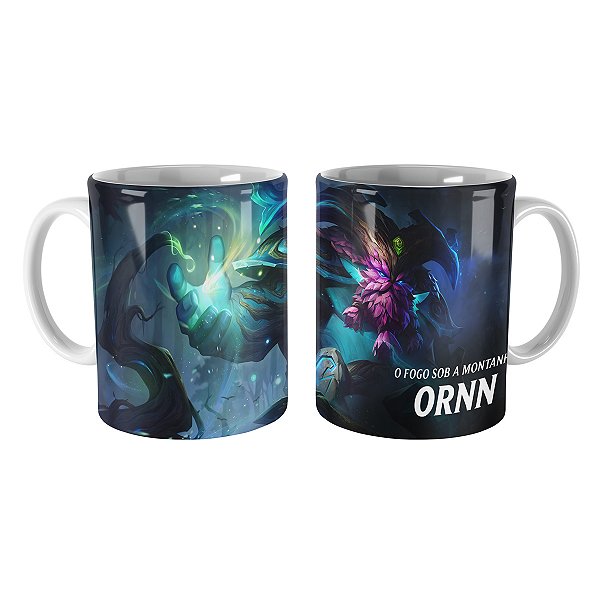Caneca Ornn Sabugueiro League of Legends Lol