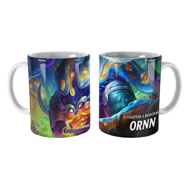 Caneca Ornn Embalos no Espaço League of Legends Lol