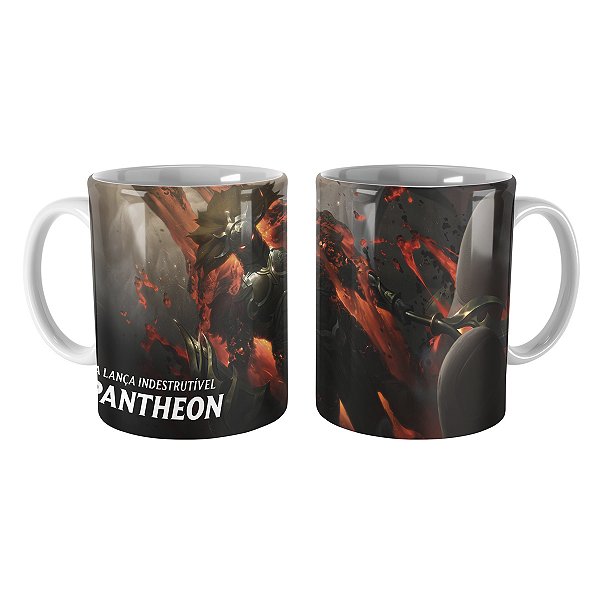 Caneca Pantheon Mirmidão League of Legends Lol