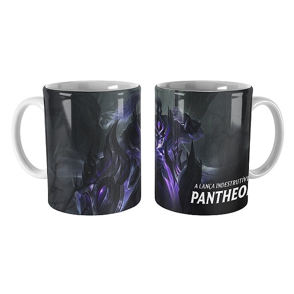 Caneca Pantheon Conquistador das Cinzas League of Legends