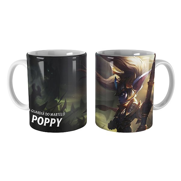 Caneca Poppy Guerreira Real League of Legends Lol