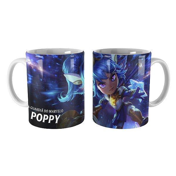 Caneca Poppy Guardiã Estelar League of Legends Lol