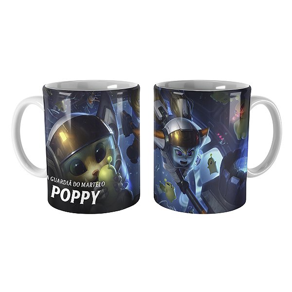 Caneca Poppy Astronauta League of Legends Lol