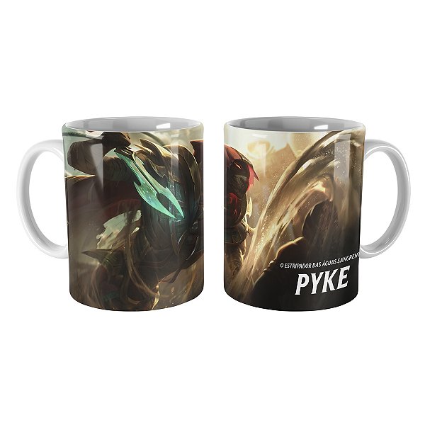 Caneca Pyke Espectro das Areias League of Legends Lol