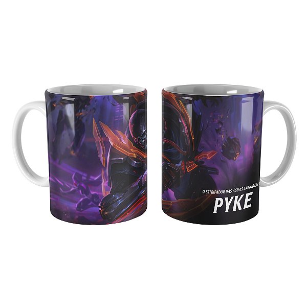 Caneca PROJETO: Pyke League of Legends Lol