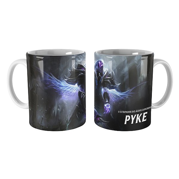 Caneca Pyke Guerreiro das Cinzas League of Legends Lol