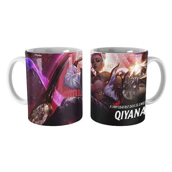 Caneca Qiyana True Damage League of Legends Lol