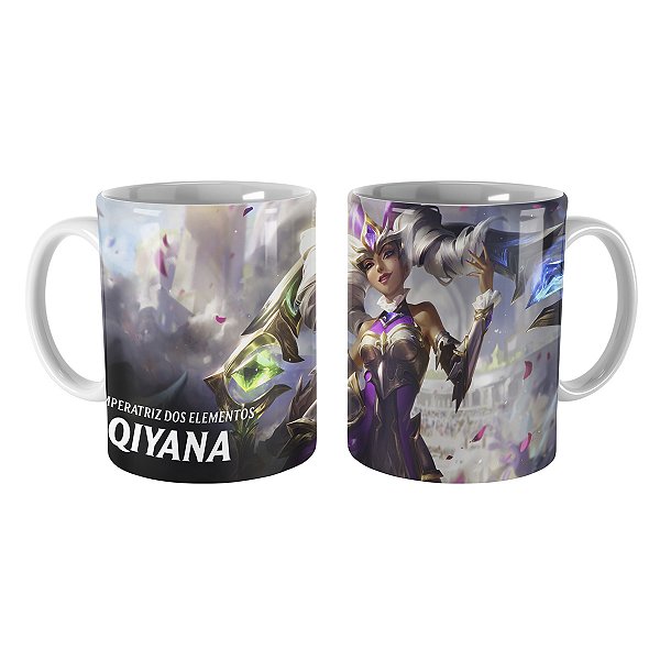 Caneca Qiyana Rainha de Batalha League of Legends Lol