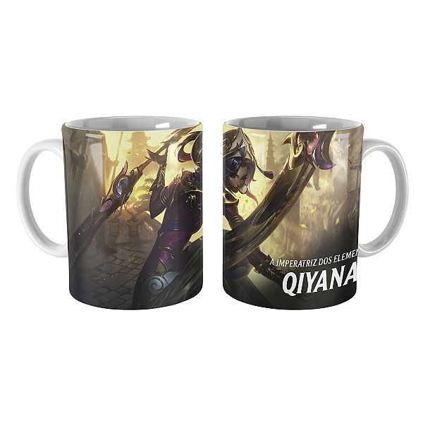 Caneca Qiyana Imperatriz Lunar League of Legends Lol