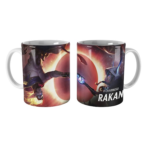 Caneca Rakan Aurora Cósmica League of Legends Lol