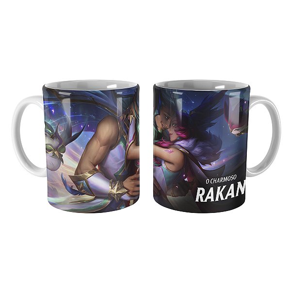 Caneca Rakan Guardião Estelar Redimido League of Legends Lol