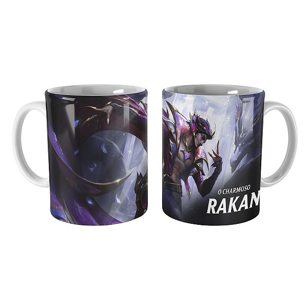 Caneca Rakan Dracomante de Prestígio League of Legends Lol