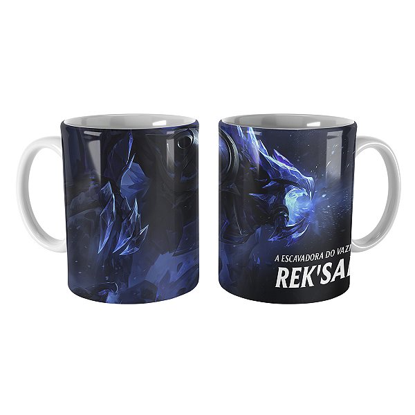 Caneca Rek'Sai Gelo Sombrio League of Legends Lol