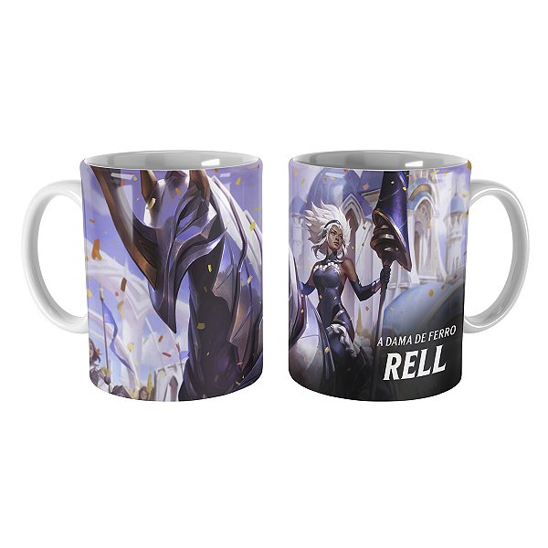 Caneca Rell Rainha de Batalha League of Legends Lol