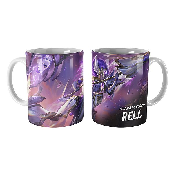 Caneca Rell Guardiã Estelar League of Legends Lol