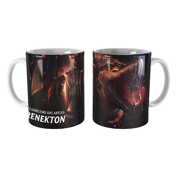 Caneca Renekton Terra Abrasada League of Legends Lol