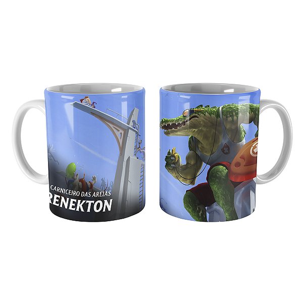 Caneca Renekton Curtindo o Verão League of Legends Lol