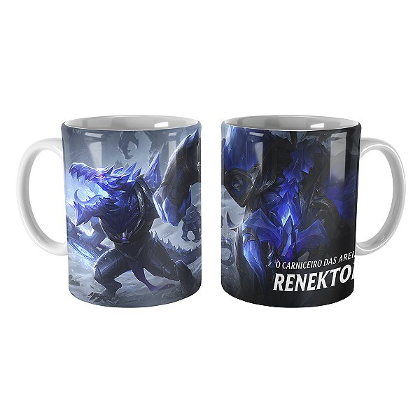 Caneca Renekton Gelo Sombrio League of Legends Lol