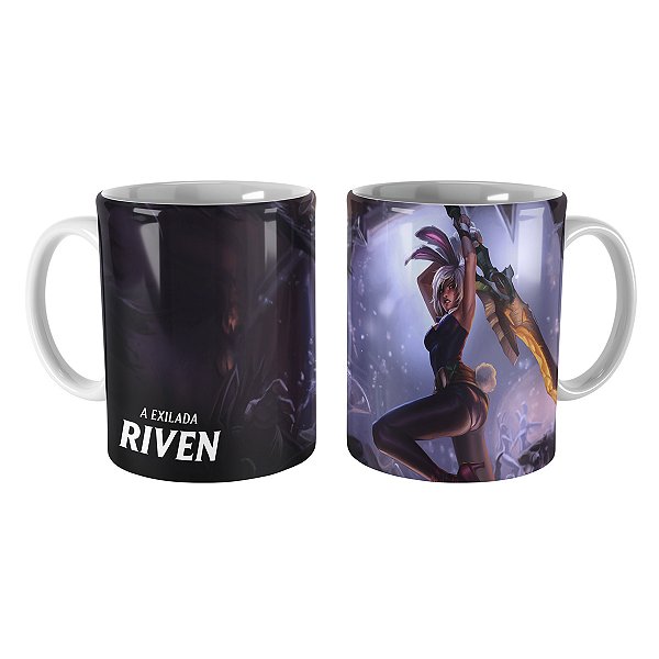 Caneca Riven Coelha de Batalha League of Legends Lol
