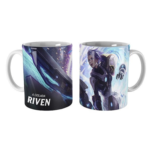 Caneca Pulsefire Riven League of Legends Lol
