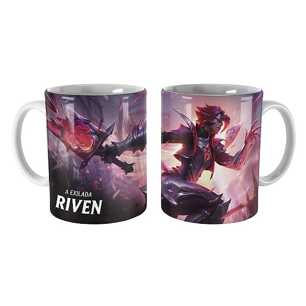 Caneca Riven Pacto Quebrado League of Legends Lol